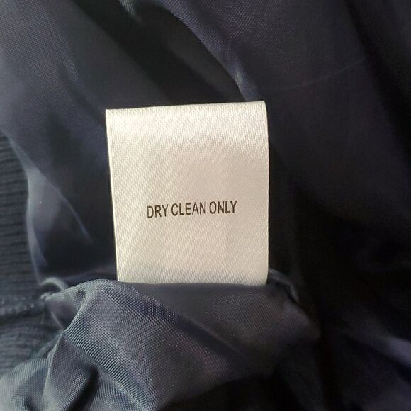 Fairway & Green Baruffa Merino Wool 1/4 Zip Windvest Navy Golf Sweater Size L - Picture 6 of 7